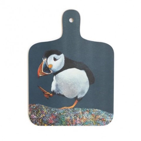 Ceit MacKay puffin chopping board - Made in the UK Ceit MacKay puffin chopping board - Made in the UK
